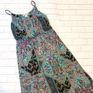 Luscious Paisley Patchwork Maxi Dress